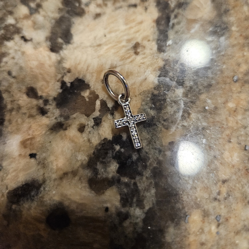 Pandora cross charm